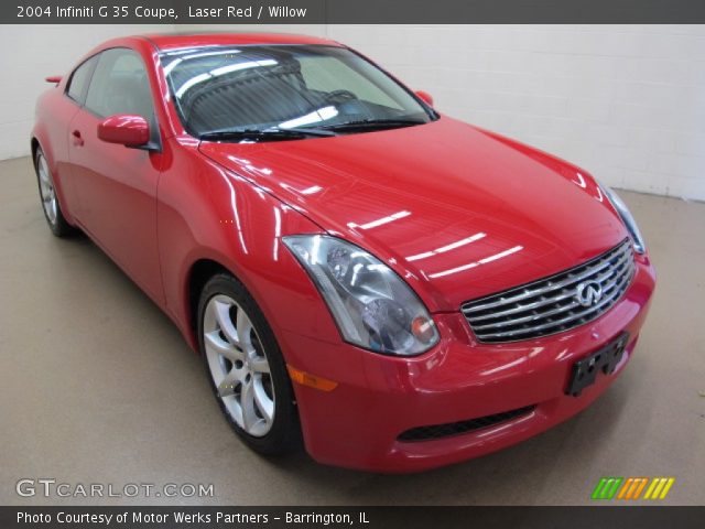 2004 Infiniti G 35 Coupe in Laser Red