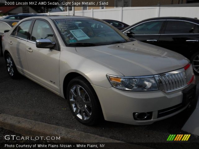 2008 Lincoln MKZ AWD Sedan in Light Sage Metallic