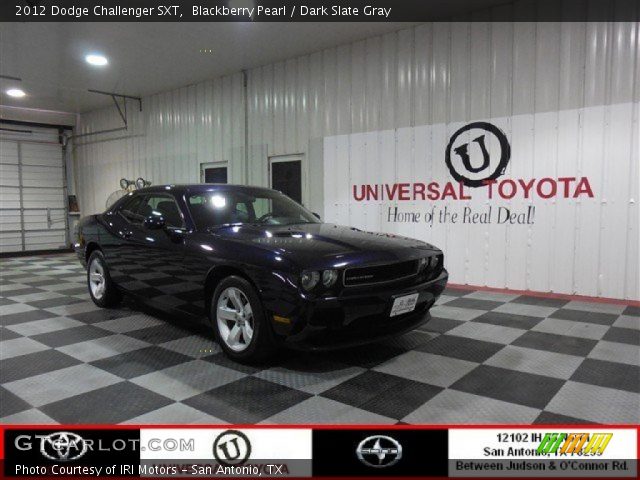 2012 Dodge Challenger SXT in Blackberry Pearl