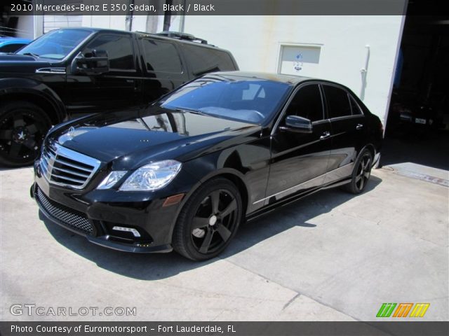 2010 Mercedes-Benz E 350 Sedan in Black