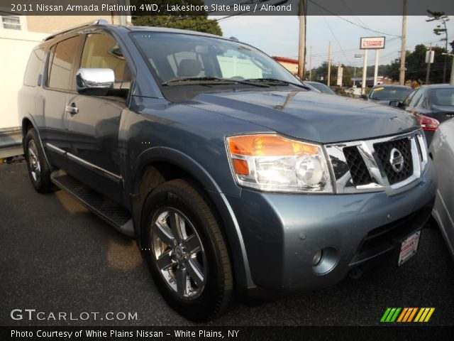 2011 Nissan Armada Platinum 4WD in Lakeshore Slate Blue