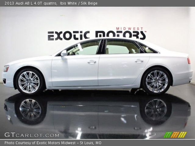 2013 Audi A8 L 4.0T quattro in Ibis White