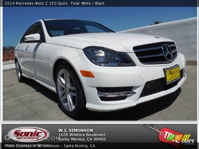 2014 Mercedes-Benz C 250 Sport in Polar White