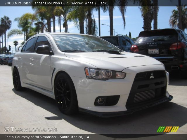 2008 Mitsubishi Lancer Evolution GSR in Wicked White