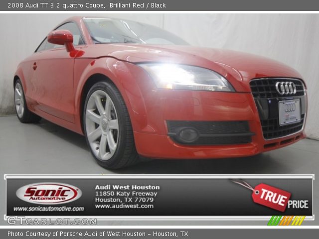 2008 Audi TT 3.2 quattro Coupe in Brilliant Red