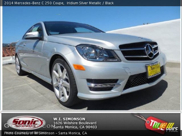 2014 Mercedes-Benz C 250 Coupe in Iridium Silver Metallic