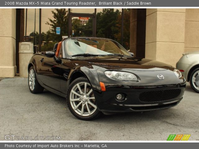 2008 Mazda MX-5 Miata Grand Touring Roadster in Brilliant Black