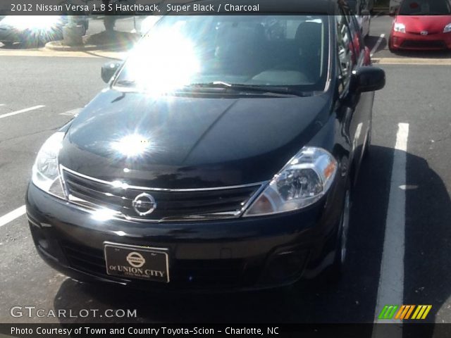 2012 Nissan Versa 1.8 S Hatchback in Super Black