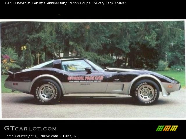 1978 Chevrolet Corvette Anniversary Edition Coupe in Silver/Black