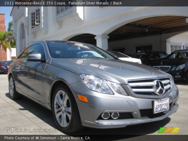 2011 Mercedes-Benz E 350 Coupe in Palladium Silver Metallic