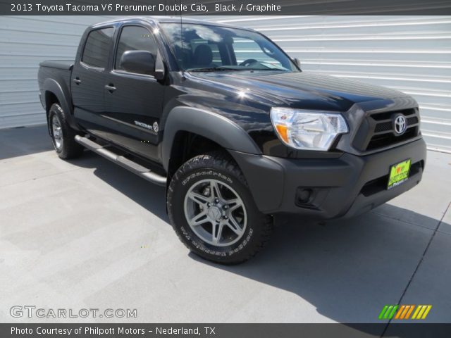 2013 Toyota Tacoma V6 Prerunner Double Cab in Black