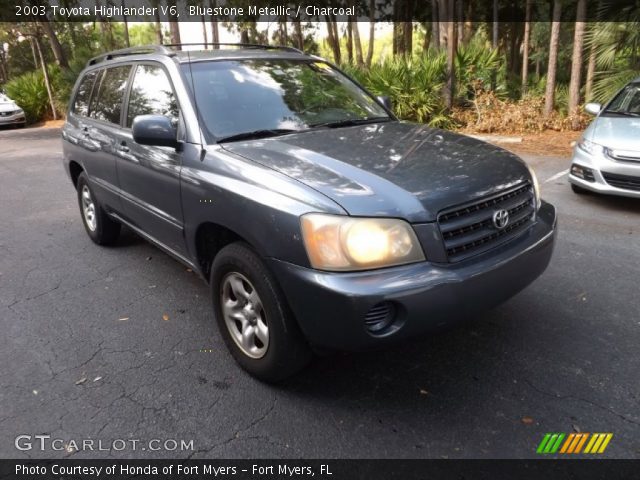 2003 Toyota Highlander V6 in Bluestone Metallic