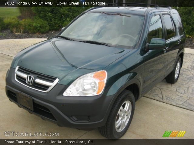 2002 Honda CR-V EX 4WD in Clover Green Pearl