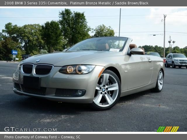 2008 BMW 3 Series 335i Convertible in Platinum Bronze Metallic