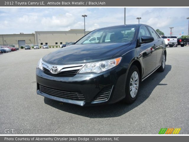 2012 Toyota Camry LE in Attitude Black Metallic