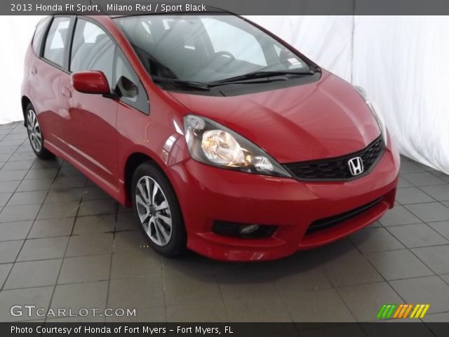 2013 Honda Fit Sport in Milano Red