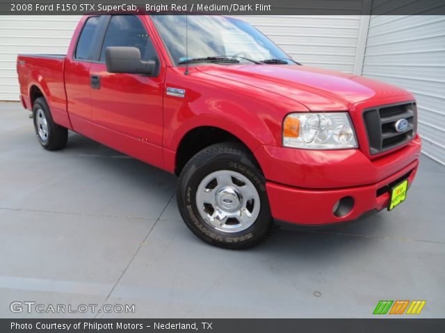 2008 Ford F150 STX SuperCab in Bright Red