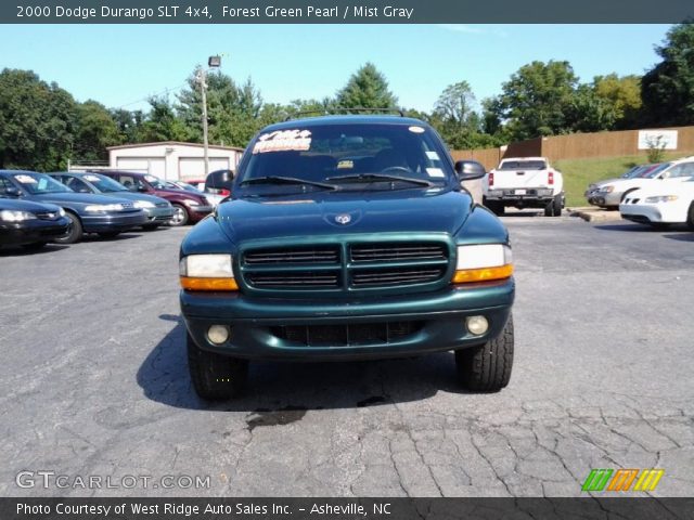 2000 Dodge Durango SLT 4x4 in Forest Green Pearl