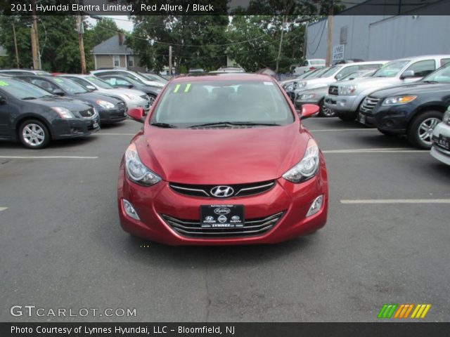 2011 Hyundai Elantra Limited in Red Allure