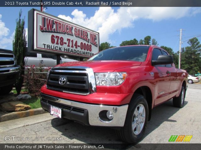 2013 Toyota Tundra SR5 Double Cab 4x4 in Radiant Red