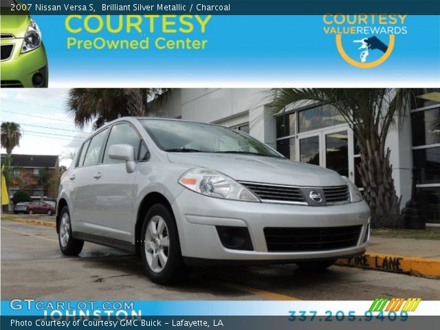2007 Nissan Versa S in Brilliant Silver Metallic