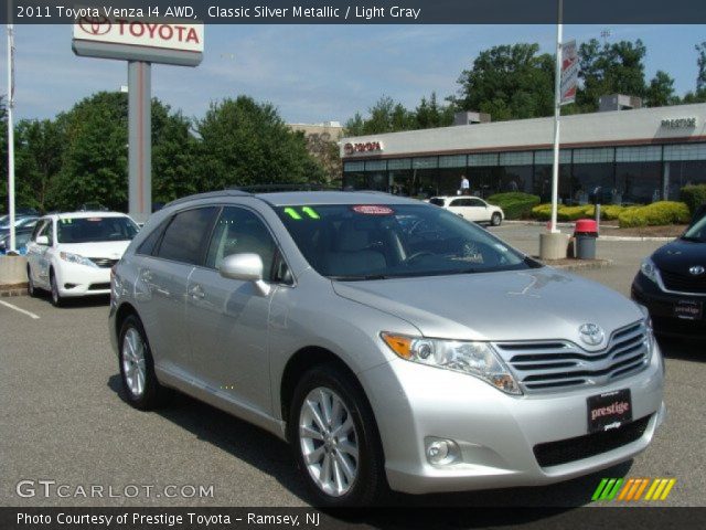 2011 Toyota Venza I4 AWD in Classic Silver Metallic