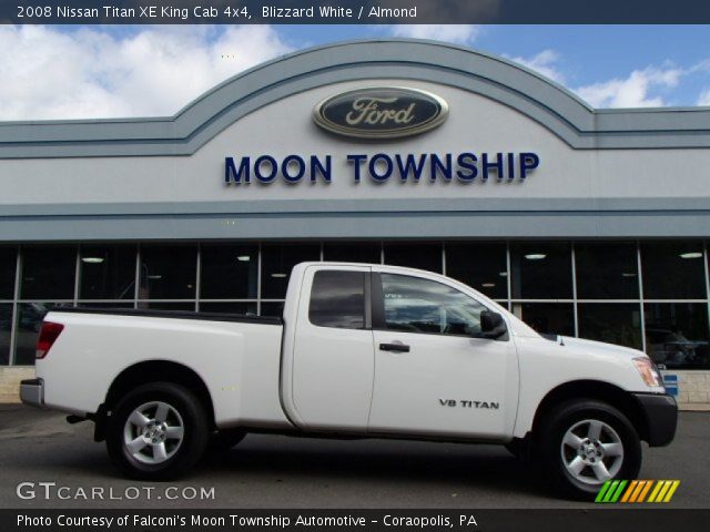 2008 Nissan Titan XE King Cab 4x4 in Blizzard White