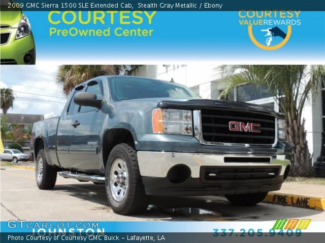 2009 GMC Sierra 1500 SLE Extended Cab in Stealth Gray Metallic