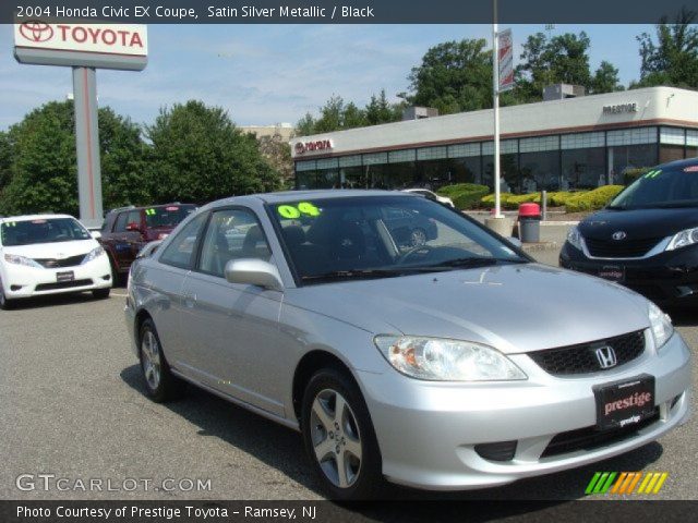 2004 Honda Civic EX Coupe in Satin Silver Metallic