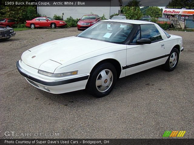 1989 Buick Reatta Coupe in Arctic White