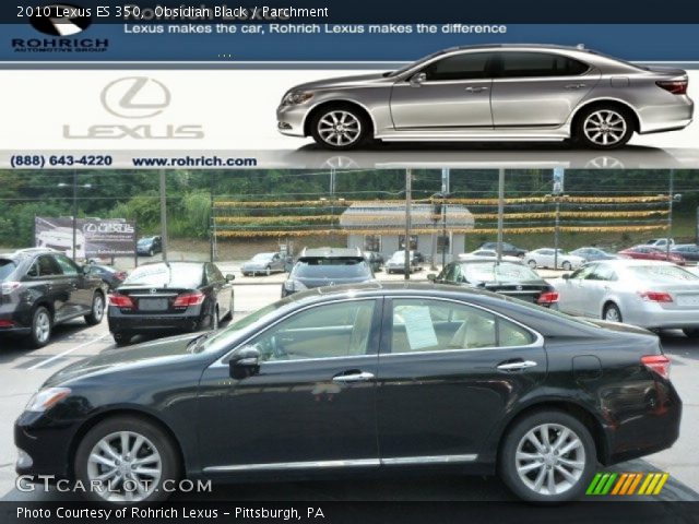 2010 Lexus ES 350 in Obsidian Black