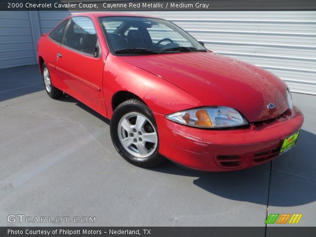 2000 Chevrolet Cavalier Coupe in Cayenne Red Metallic