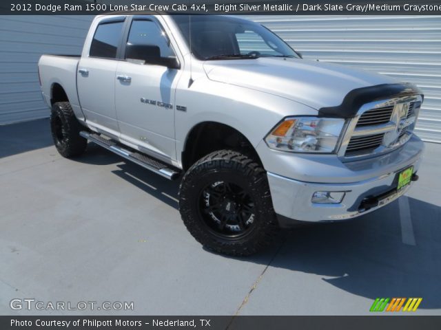 2012 Dodge Ram 1500 Lone Star Crew Cab 4x4 in Bright Silver Metallic