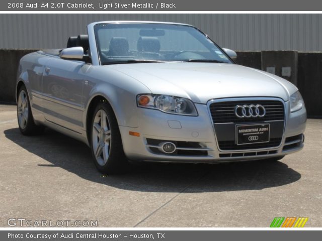 2008 Audi A4 2.0T Cabriolet in Light Silver Metallic