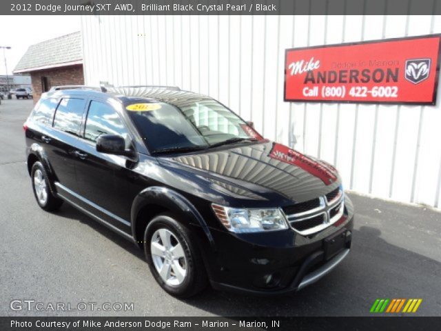 2012 Dodge Journey SXT AWD in Brilliant Black Crystal Pearl
