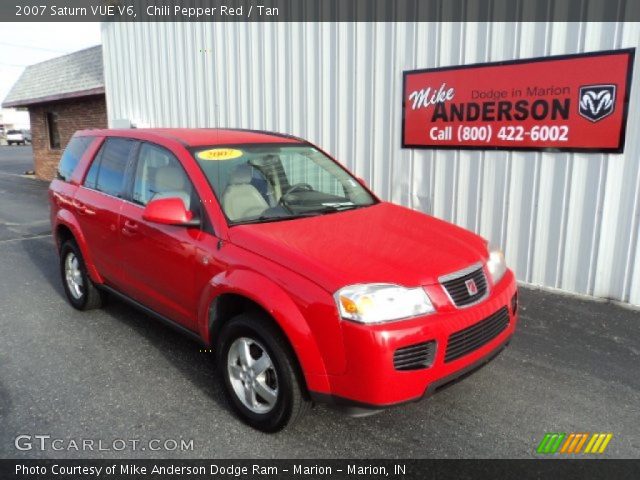 2007 Saturn VUE V6 in Chili Pepper Red
