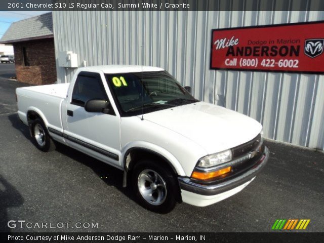 2001 Chevrolet S10 LS Regular Cab in Summit White