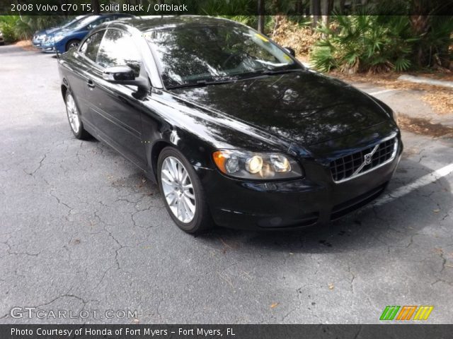 2008 Volvo C70 T5 in Solid Black