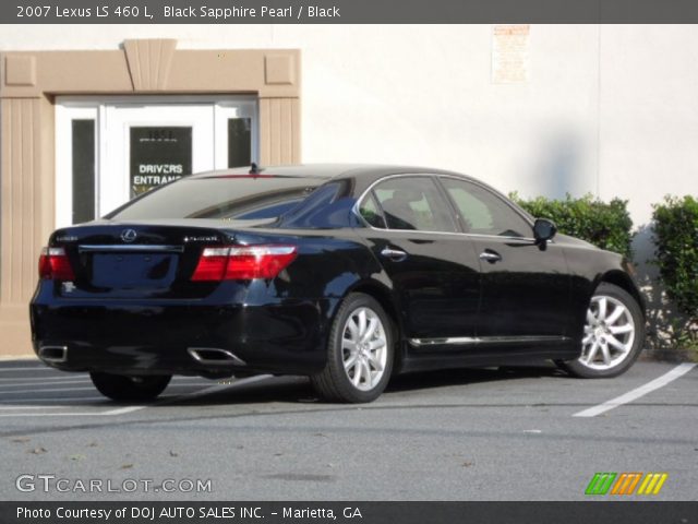 2007 Lexus LS 460 L in Black Sapphire Pearl