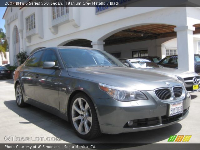 2007 BMW 5 Series 550i Sedan in Titanium Grey Metallic