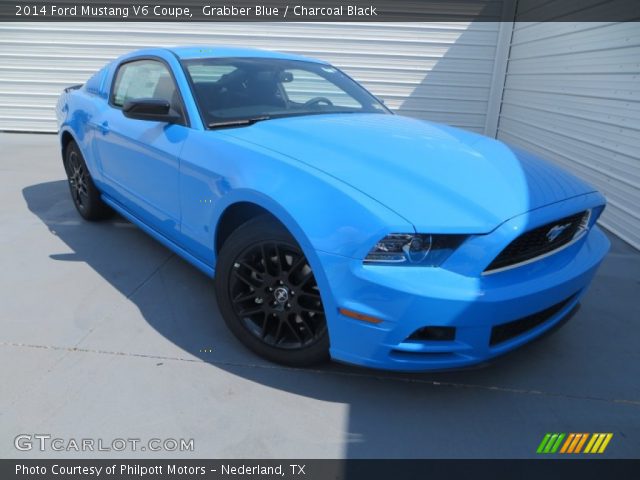 2014 Ford Mustang V6 Coupe in Grabber Blue