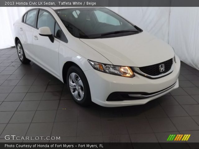 2013 Honda Civic LX Sedan in Taffeta White