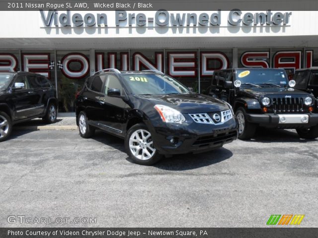 2011 Nissan Rogue SL AWD in Wicked Black