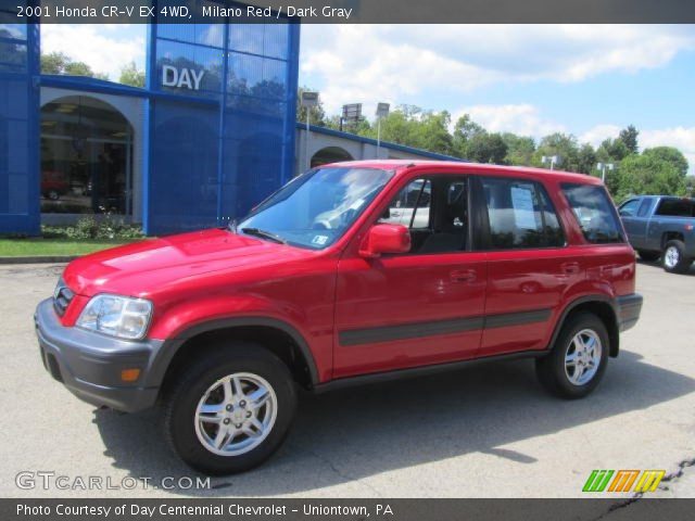 2001 Honda CR-V EX 4WD in Milano Red