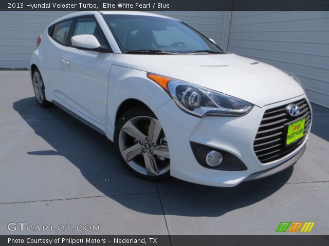 2013 Hyundai Veloster Turbo in Elite White Pearl