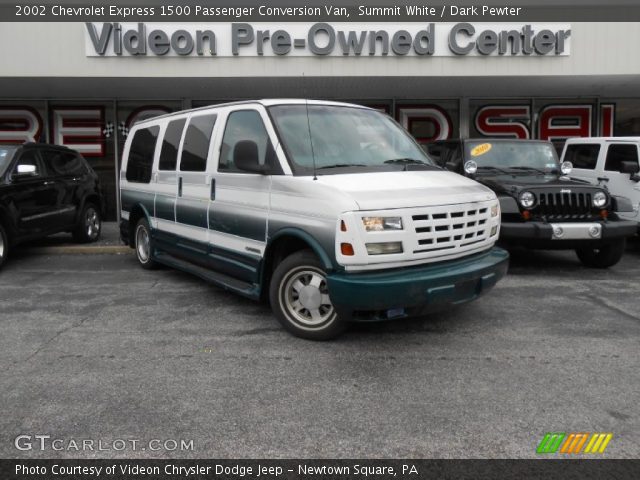 2002 Chevrolet Express 1500 Passenger Conversion Van in Summit White