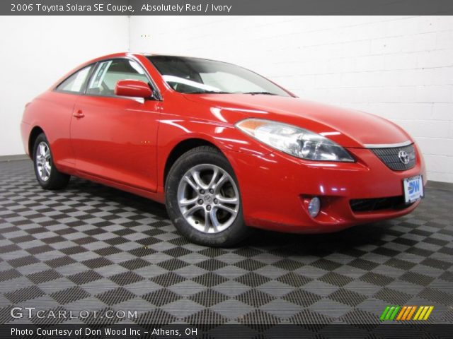2006 Toyota Solara SE Coupe in Absolutely Red