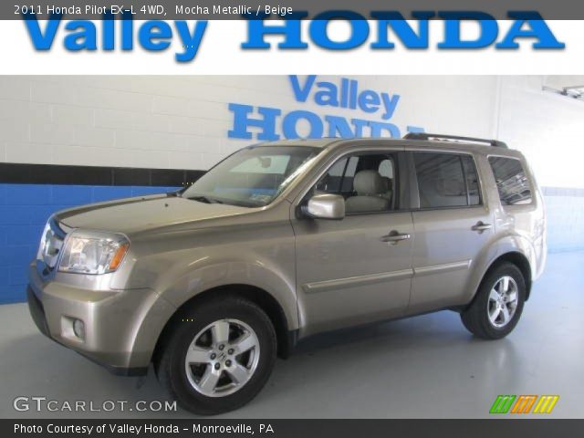2011 Honda Pilot EX-L 4WD in Mocha Metallic