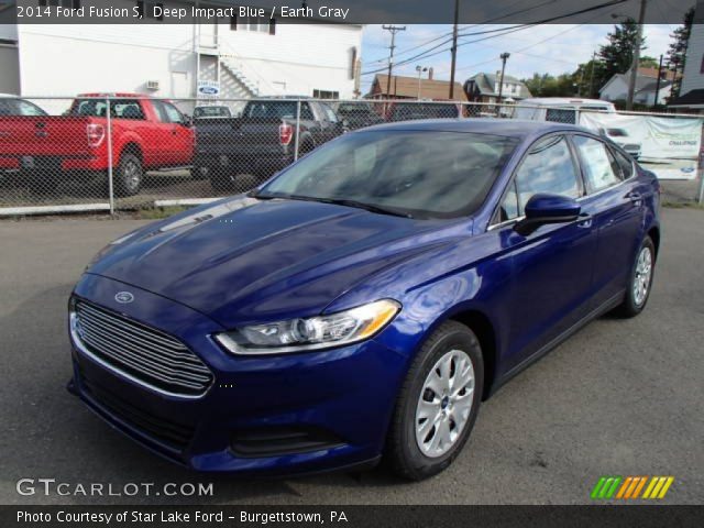 2014 Ford Fusion S in Deep Impact Blue