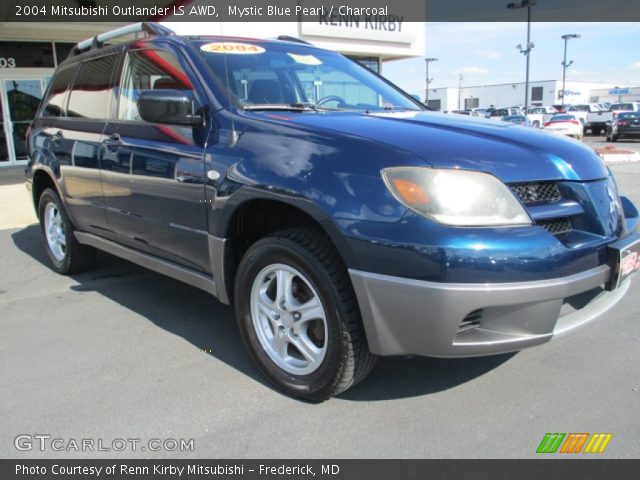 2004 Mitsubishi Outlander LS AWD in Mystic Blue Pearl